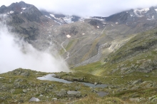 pohled na Egesensee p�i sestupu z Egesengrat