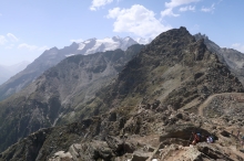 zp�tn� pohled z cesty na Wannehorn