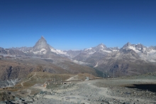 pohled na Matterhorn z Gornergrat