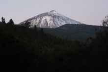 prvn� pohled na Pico de Teide