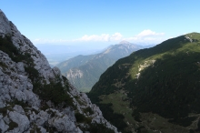 pohled z Vrh Korena (1999 m.n.m)