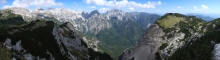 pohled z Vrh Korena (1999 m.n.m)