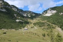 Planina Koren (vlevo h�eben Zvoh - Vrh Korena)