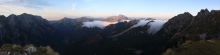 v�chod slunce z vrcholu Mali vrh (1992 m.n.m.)