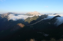 pohled z vrcholu Mali vrh (1992 m.n.m.)