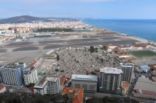 pohled na h�bitov na Gibraltaru