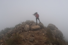 Pico Mendoza (1045 m.n.m.) - je vl�� mha a pon�kud v�trno