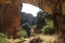 pohled z Cueva del Abanico