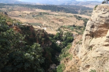 Ronda - pohled z Puente Nuevo